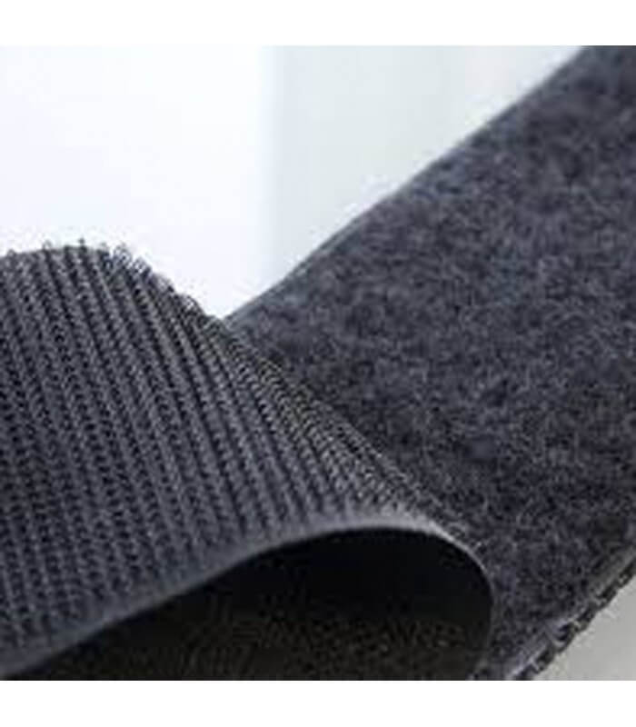 Velcro de Coser 2cm Rollo 25 metros Color Negro Mercería